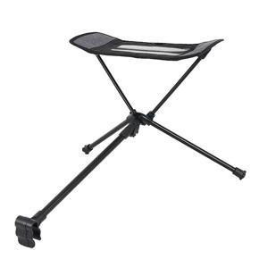Outdoor Folding Chair Retractable Footstool Portable Deck Chair Extension Leg Stool Moon Chair Set