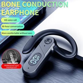 Wireless Bluetooth Headset Led Power Display Long Standy Business Headphone Bluetooth 5.2 Ear Hook Earphone with Mic