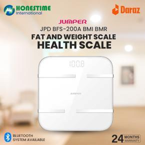 JUMPER Premium Bluetooth FAT and Weight Scale JPD BFS-200A BMI BMR Health Scale | 2 Year full Replacement Warranty by Honestime