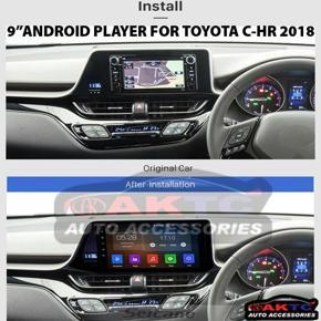 ANDROID PLAYER FOR TOYOTA C HR CAR PLAYER FOR CHR