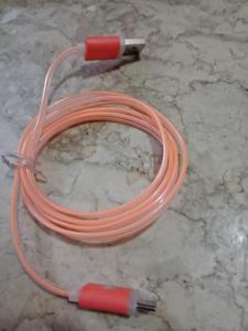 Lighting cable for Android - Orange