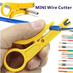 DASI Wire Stripper Crimper Pliers Crimping Tool Automatic Wire Stripper Cable Stripping Wire Cutter Punch Down Cutter for Network Wire Cable/Data Telephone Cable/Computer UTP/STP Cable