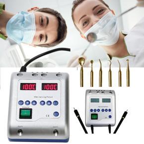 Electric Waxer Carving Machine Double Pen and 6 Wax Tip/Pot Set for Dental Lab -