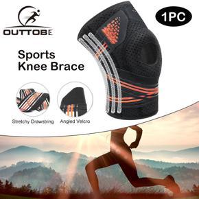 Outtobe1PC Knee Braces Knee Support Pads High Elasticity Knee Guard Outdoor Sports Protector Sport Compression Knee Pads Sleeve for Basketball Volleyball Hiking Cycling