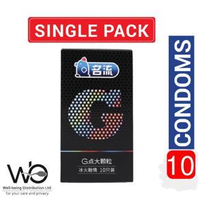 G-spot Condom Big Particle Floating Condom - 10pcs Pack