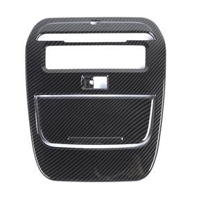 ARELENE Roof Reading Light Lamp Cover Trim Interior Accessories for Ford F150 F-150 2021 2022 , ABS Carbon Fiber