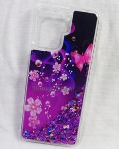 OPPO F19 Pro / OPPO A94 - Unic Design Liquid 3D Glitter Floating Soft TPU Clear Case Cover