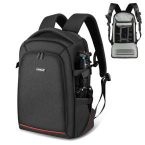 PULUZ Outdoor Portable Waterproof Scratch-proof Dual Shoulders Backpack Handheld PTZ Stabilizer Camera Bag with Rain Cover for Digital Camera, DJI Ronin-SC / Ronin-S