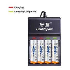 Doublepow UK83 USB LED Intelligent Rapid Charger WITH 4piece AA-3200mAh ni-mh battery combo pack