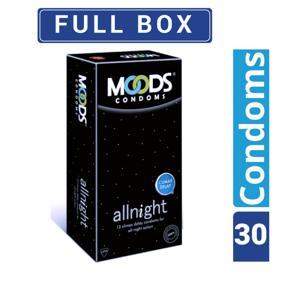Moods - All Night Condom - Full Box - 3x10=30pcs