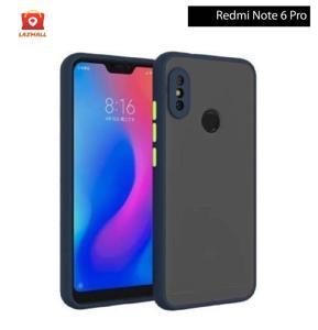 For Xiaomi Redmi Note 6 Pro Luxury Translucent Smoky Matte Cover (Shockproof And Anti-Drop Protection) Frosted Case