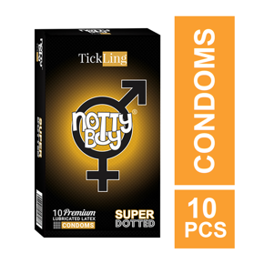 NottyBoy TickLing Super Dotted Condoms - 10Pcs Pack