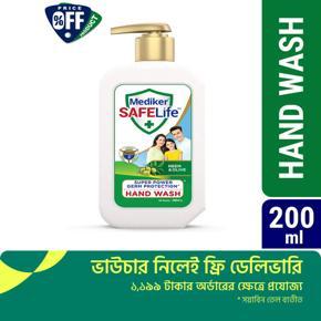 Mediker SafeLife Hand Wash 200ml Pump