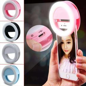 Portable LED Selfie Ring Light for All Smartphone