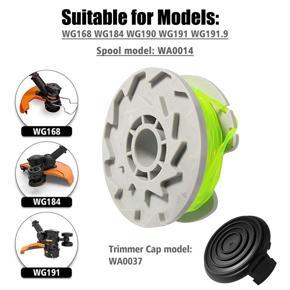 Trimmer Spool for Worx-8 * String Trimmer Spool Line
2 * Cap Covers-as shown