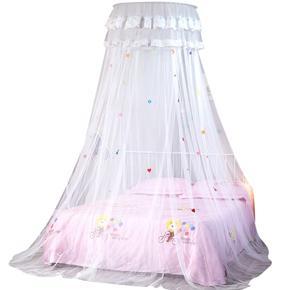 Star Heart Letter Kid Baby Bed Dome Canopy Round Top Hanging Mosquito Net Tent