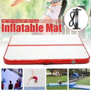 Inflatable Air Track Floor Home Gymnastics Tumbling Mat GYM Training Track Mat 100* 300 *10 cm - 100*300*10cm