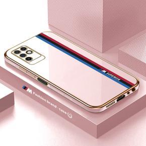 Hontinga for Infinix Note 10 Back Cover Luxury 6D Plating Fashion Racing Side Pattern Case Soft Silicone Square Phone Cases