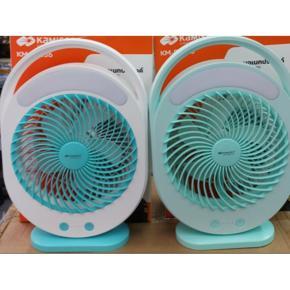 Portable & Rechargeable DC Fan With Light-KM F0336