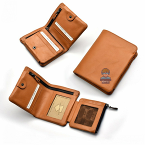 Money Bag Leather Wallet For Men Chocolate
