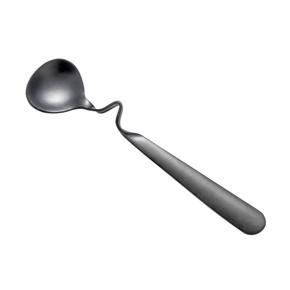 Stainless Steel Coffee Stirring Spoon Round Shape Tea Milk Dessert Hanging Scoop