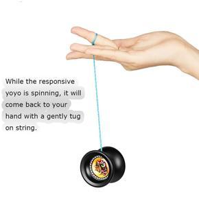 MAGICYOYO Responsive Yoyo T9 Professional Yoyo with Replacement Unresponsive Bearing,Axle, Removal Bearing Tool,G,5 Strings