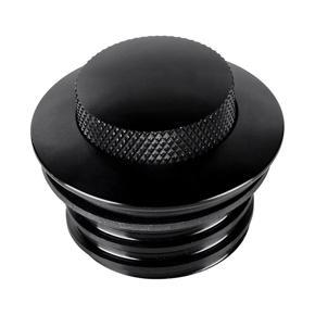 Flush Pop-Up Reservoir Gas Cap Vented Fuel Tank Screw For Harley-Davidson Black