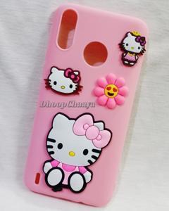 For Tecno SPARK GO Plus - Hello Kitty High Quality 3D Rubber Made Cute Cartoon Lovely Unique Design Soft Ladies Cover