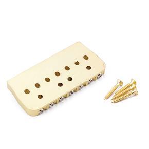 7 String Guitar Saddle Bridge Fixed Bridge for Electric Guitar/Strings Through Body Guitar Replacement