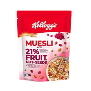 Kellogg's Muesli With 21% Fruit, Nut & Seeds Tastier Now With Cranberries And Pumpkin Seeds 500g