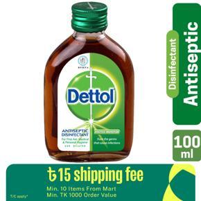 Dettol Antiseptic Disinfectant Liquid 100ml For First Aid
