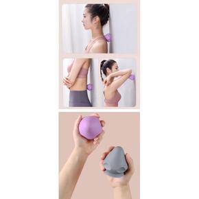 back roller-1 * massage ball-Gray