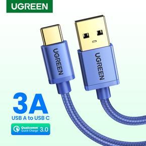UGREEN USB Cable 3A USB C Cable for Samsung S21 Xiaomi Type C Charging Cable Phone Accessories USB Type C Cord 2M