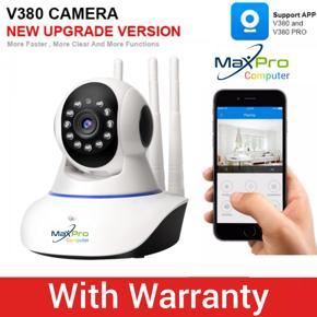 V380 2MP HD 1080P WIFI IP Camera Night Vision 2 Way Audio 3 Antenna Camera With Land Port