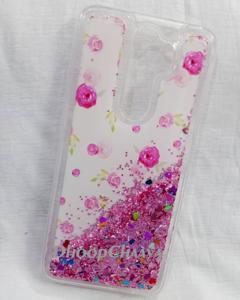 For Xiaomi Redmi Note 8 Pro - Unique Design Liquid 3D Glitter Floating Soft TPU Clear Case Cover