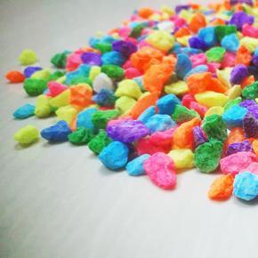 Colorful Rocks for Decoration - Colorful Pebbles Stones Rocks for Aquarium Mat & Home Decoration