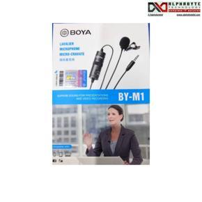 Boya BY-M1 Omnidirectional Lavalier Microphone with one year warranty