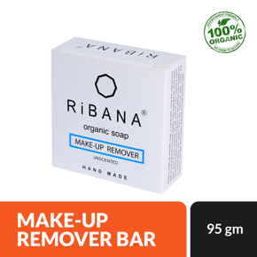 Ribana Organic Makeup Remover Beauty Soap Bar- 95gm