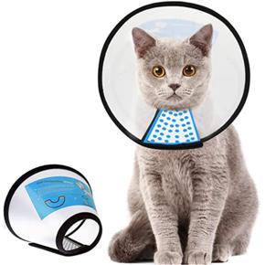 Cat Elizabethan E-Collars Wound Healing Remedy Recovery Protective Collar Collars Goods Cone E Collar For Cats Size No-5