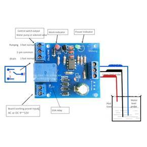 XHHDQES 2X Water Liquid Level Controller Sensor Module Water Level Detection Sensor Pumping Drainage Protection Circuit Board