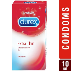 Durex Extra Thin (Sensation for Her) Condoms - 10 Pieces