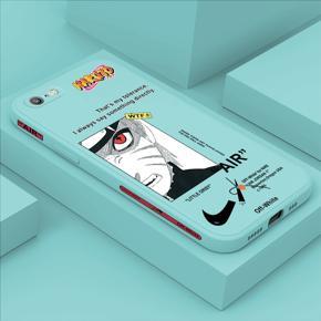 Hontinga for iPhone 6S Case Side Design New Anime Naruto for Boys Back Cover Soft Square Edge Pattern Liquid Silicone Trend Phone Cases