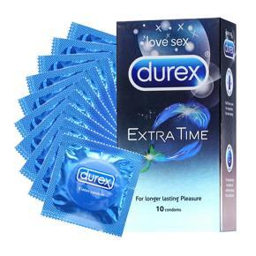 Durex Extra Time (for longer lasting pleasure) Condoms - 10pcs