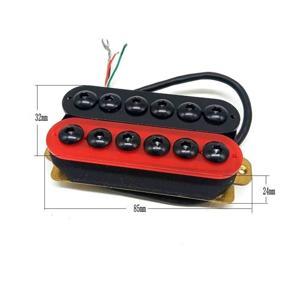 XHHDQES 2 PCS Electric Guitar Neck and Bridge Pickup Set Double Coil Humbucker Pickups for Electric Guitar Pickup Replacement