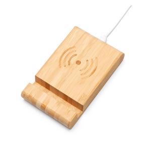 BRADOO Qi Wireless Charger Induction Charging Docking Station Chargeur Bamboo Wood Charger Station for iPhone 13 Xiaomi Huawei