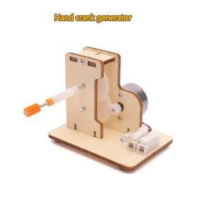 Technology Small Production DIY Hand Crank Generator Educational Toys Experimental Equipment