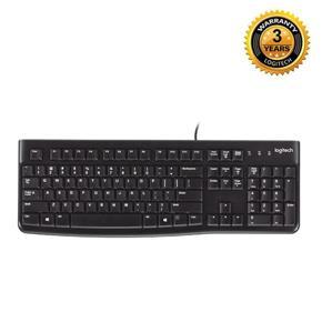 Logitech K120 Wired Keyboard for Windows, USB Plug-and-Play, Full-Size, Spill Resistant, Curved Space Bar PC/Laptop, Bangala Layout