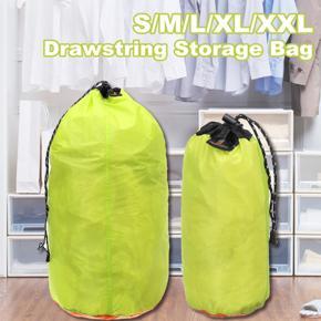 Green Drawstring Storage Bag Travel Pouch Home Organization Holder S/M/L/XL/XXL - M