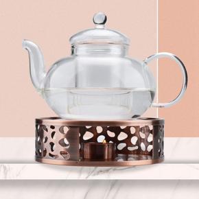 XHHDQES 2X Durable Stainless Steel Tea Warmer, Heating Base, Teapot, Warm Tea Stove, Candle Teapot, Tea Set