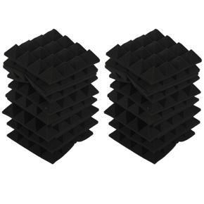 24PCS 250X250X50mm Studio Acoustic Foam Soundproof Absorption Treatment Panel Tile Protective Sound Proof Sponge